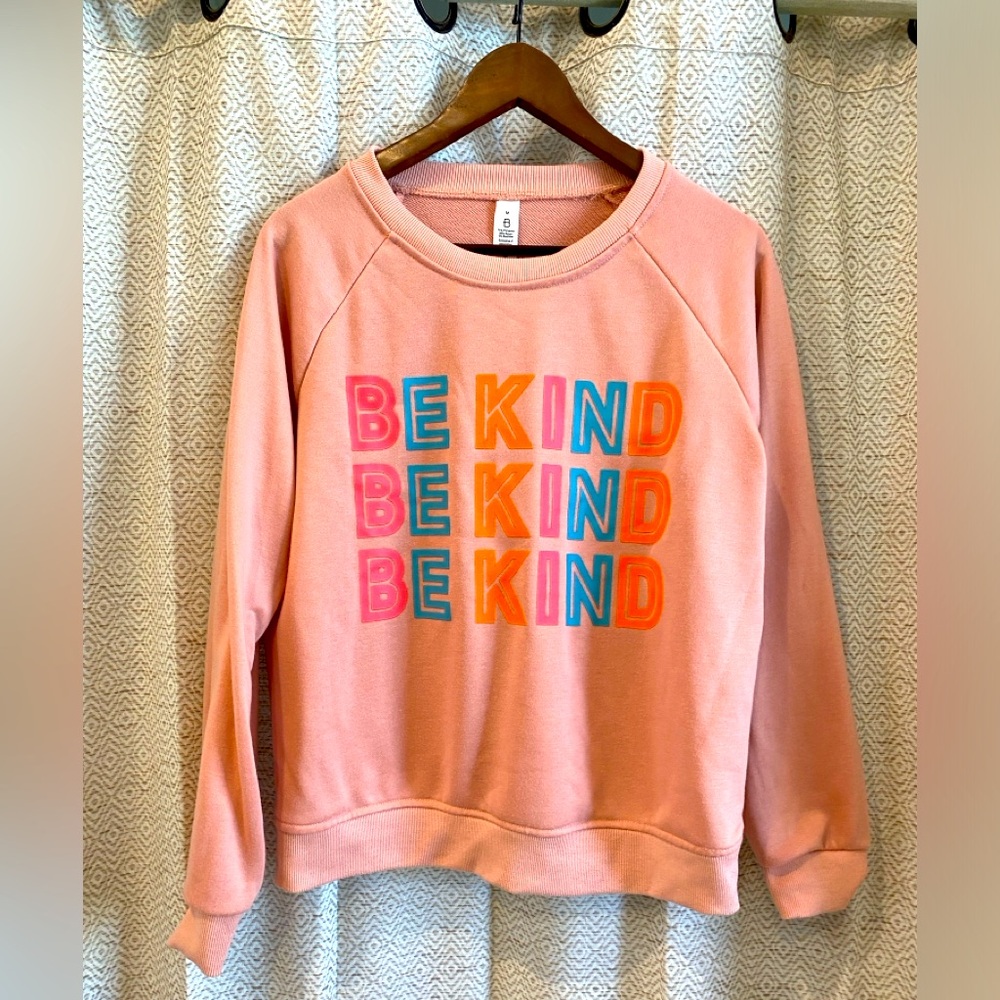 BE KIND Pink Sweatshirt